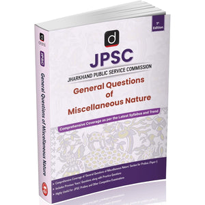 DRISHTI IAS JPSC General Questions of Miscellaneous Nature, IST Edition, English Medium, Jharkhand Public Service Commission Prelims Paper-I Guide, Coverage with PYQs and Practice Questions – English Medium