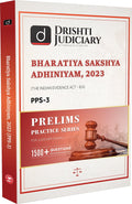 Drishti IAS Judiciary BHARATIYA SAKSHYA ADHINIYAM 2023 (Indian Evidence Act), Prelims Practice Series PPS-3, 1500+ MCQs with Detailed Explanations Thumbnail