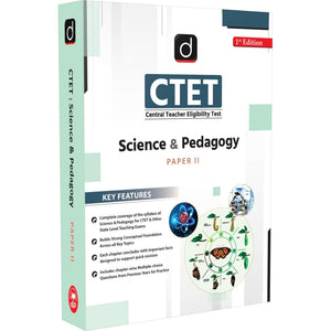 DRISHTI IAS CTET Book Paper 2 Science & Pedagogy, Central Teacher Eligibility Test, English Medium, Complete Syllabus Coverage with Previous Years Questions