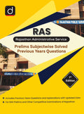 DRISHTI IAS RAS Prelims Subjectwise Solved Previous Years Questions, English Medium, Rajasthan Administrative Service, Previous Year Questions with Explanations & Updated Data – English Medium Thumbnail