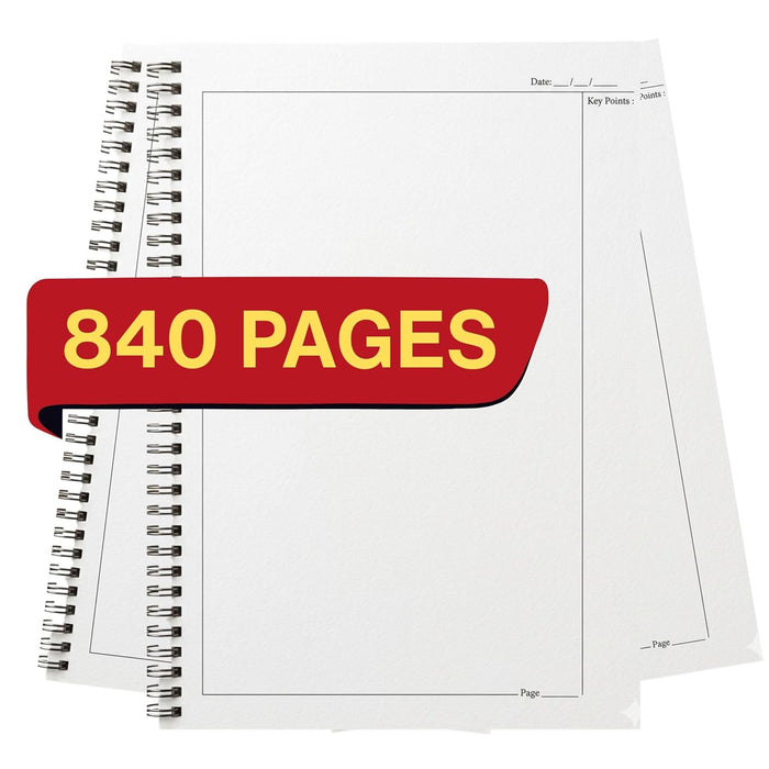 DRISHTI IAS UPSC Answer Writing Sheets, 280 Pages Per Notebook, Pack of 3, Spiral Notebook, A4 Size, Blank with Pre-Printed Margin for Practice, 70 ... Paper, For State PCS, other Competitive Exams