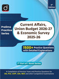 DRISHTI IAS UPSC Books 2026, Current Affairs, Union Budget 2026-27 & Economic Survey 2025-26, English Medium, 4th Edition, 1500+ Practice Questions with Explanations – English Medium Thumbnail