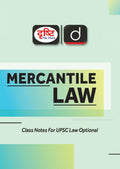 DRISHTI IAS Mercantile Law, UPSC Law Optional Class Notes English Medium, Comprehensive Study Material for UPSC CSE Mains Law Optional Thumbnail