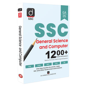 Drishti SSC General Science & Computer MCQ Book with 1200+ MCQs, SSC MTS Book 2025 [Paperback] [Aug 24, 2025] Drishti Publications