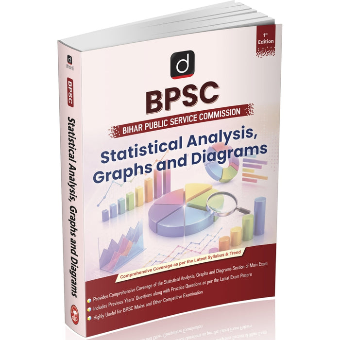 DRISHTI IAS BPSC Statistical Analysis, Graphs and Diagrams, English Medium, Comprehensive Coverage with Previous Years’ Questions & Practice Questions, For BPSC Mains & Other Competitive Exams – English Medium