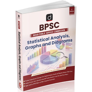 DRISHTI IAS BPSC Statistical Analysis, Graphs and Diagrams, English Medium, Comprehensive Coverage with Previous Years’ Questions & Practice Questions, For BPSC Mains & Other Competitive Exams – English Medium