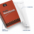 DRISHTI IAS UPSC Answer Writing Sheets, 280 Pages Per Notebook, Pack of 3, Spiral Notebook, A4 Size, Blank with Pre-Printed Margin for Practice, 70 Paper, For State PCS, other Competitive Exams Thumbnail