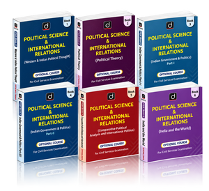 DRISHTI IAS Political Science & International Relations (PSIR), Optional Course, Combo Set of 6 Books, English