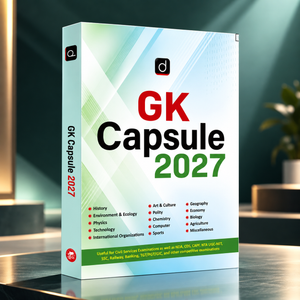 DRISHTI IAS GK Capsule 2027, English Medium, for UPSC, SSC, & Other Competitive Exams – English Medium