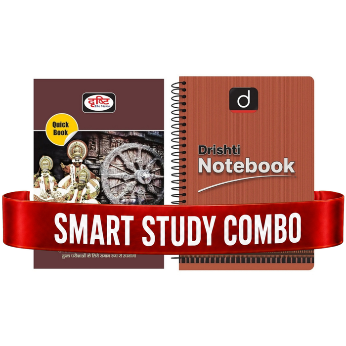 DRISHTI IAS Quick Book Kala evam Sanskriti with UPSC Answer writing sheet Combo Pack, Hindi Medium, 6th Edition, for UPSC, State PCS & Other Competitive Exams – Hindi Medium
